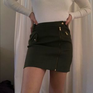 Wool pencil skirt